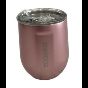 Corkcicle Tumbler with Lid Stemless Wine Insulated 12oz Color Rose